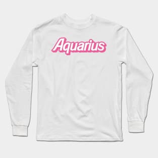 retro barbie aquarius Long Sleeve T-Shirt